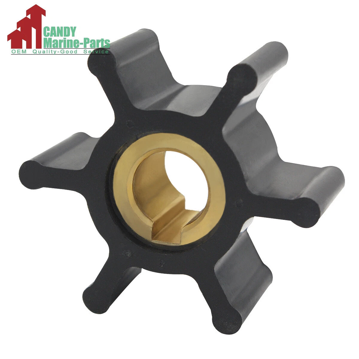 Impeller for Yanmar (124223-42091) Jabsco (22799-0001, 7052, 08-37-0601, 500129)