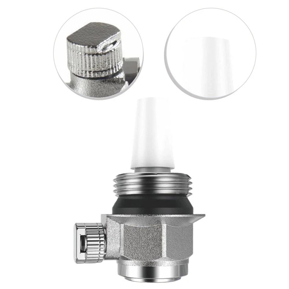 Brass Exhaust Valve for Radiator Air Venting DN25 59x55mm