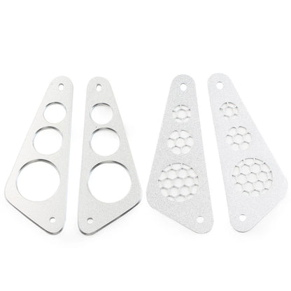 Set of 2 Rear Silver Panel Guards for Yamaha XSR155 (2019–2022)