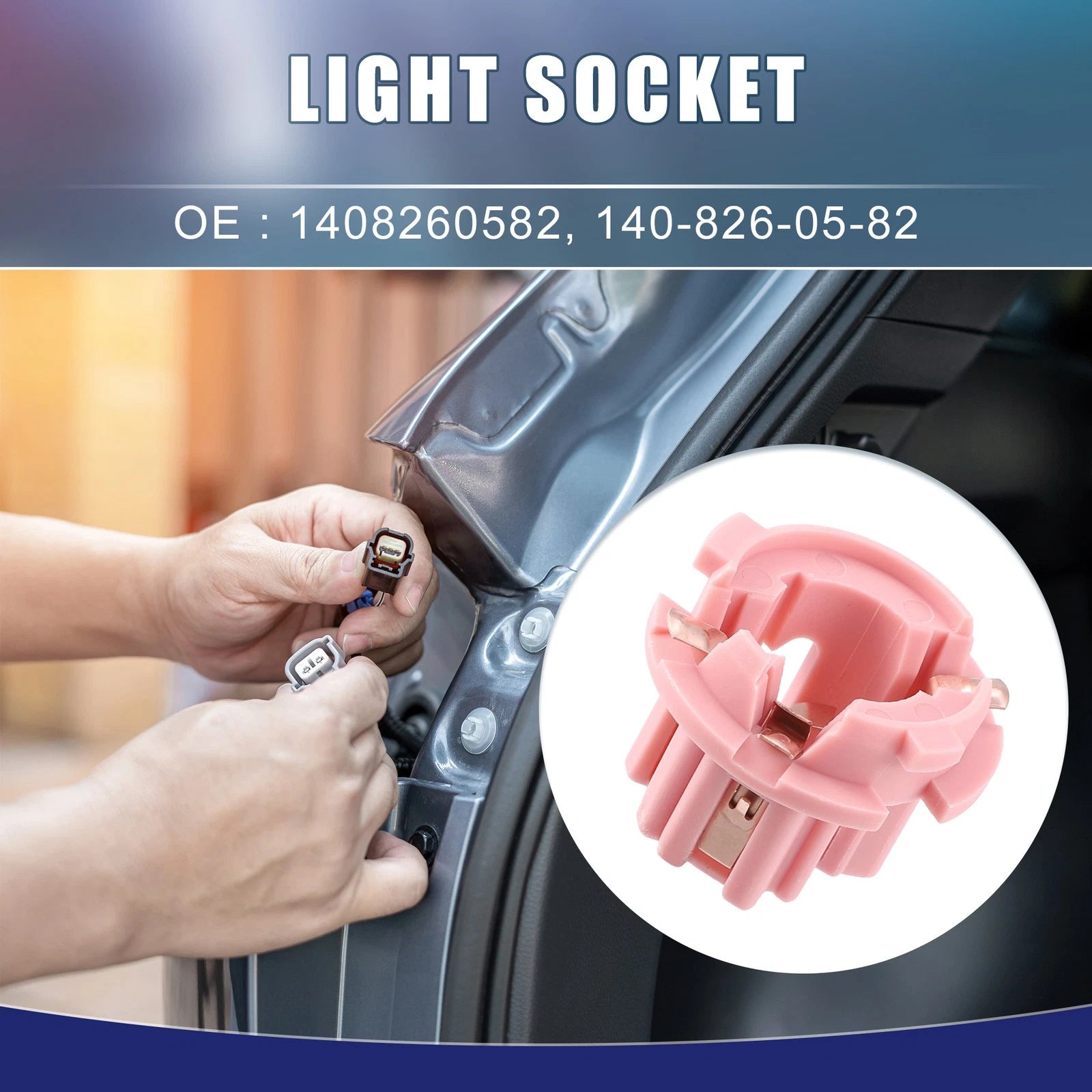 Tail Light Bulb Socket Rear Replacement for Mercedes-Benz E320 (1996–2002)