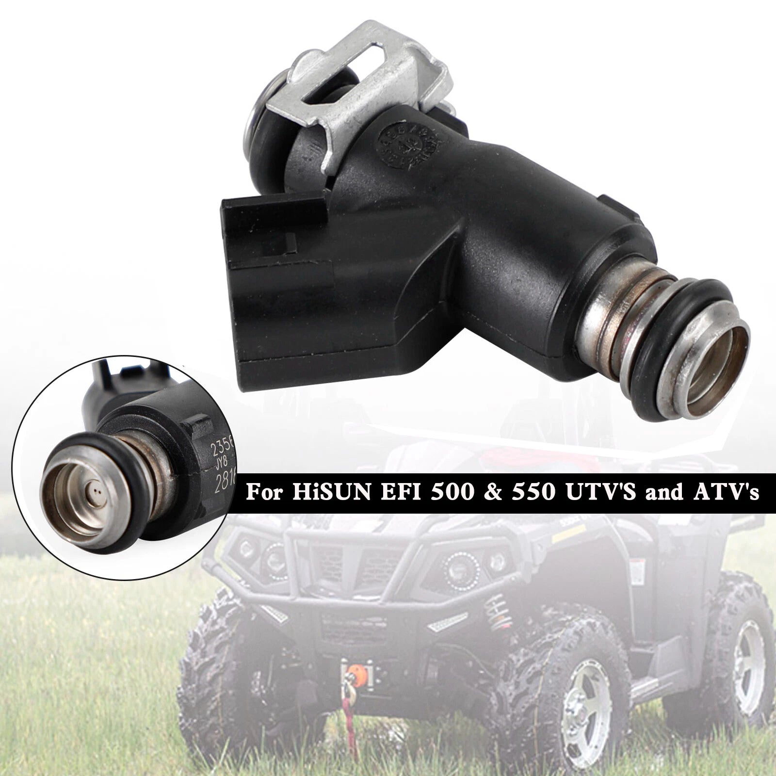 Fuel Injector 28160355, 16400-004C-0000 for HiSun EFI UTV550 MSU500 HS500 T9