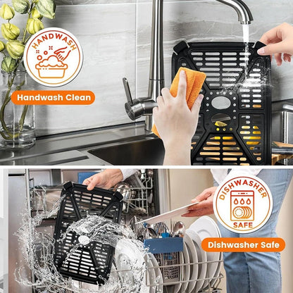 Double Pot Support Plate for Air Fryer (Stainless Steel)