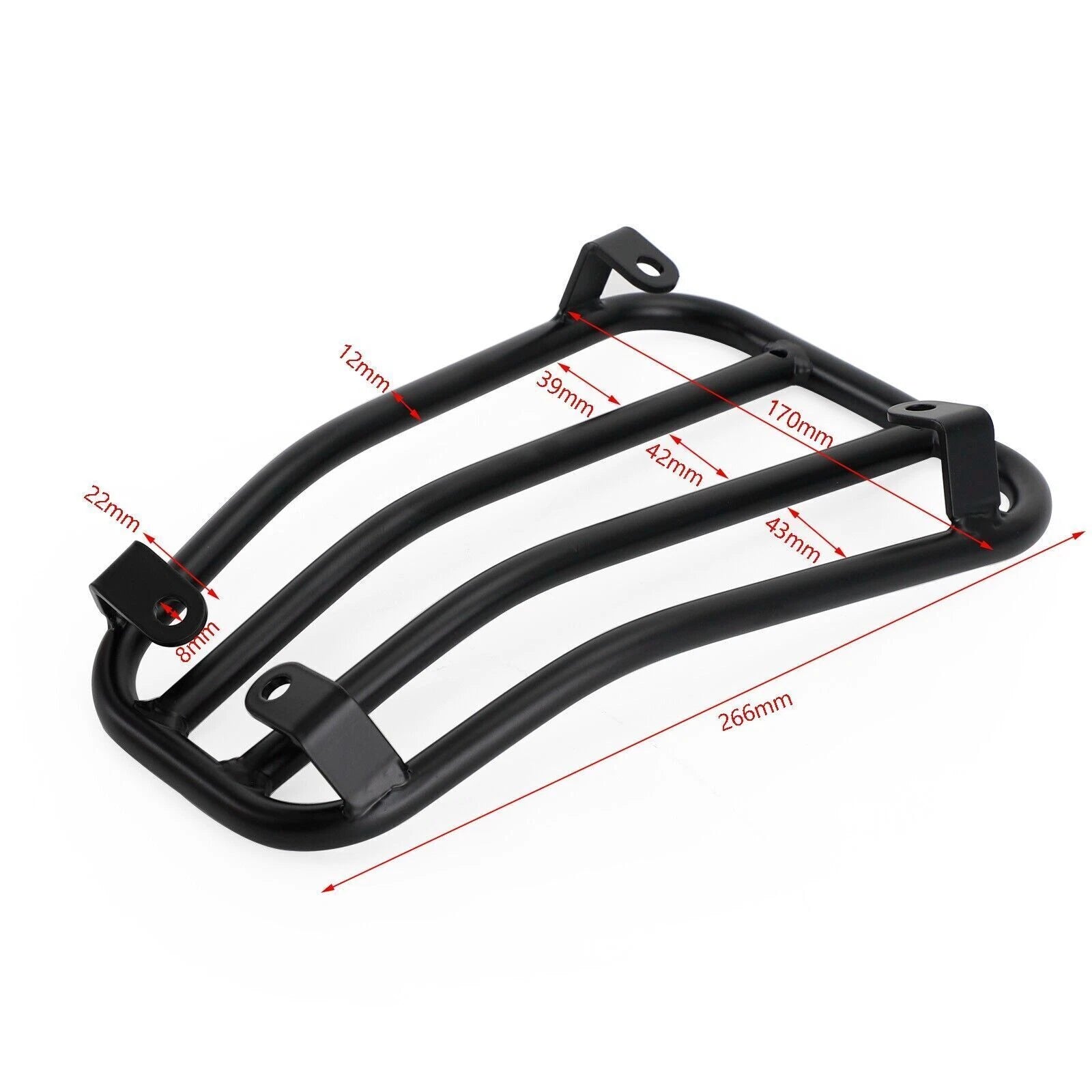 Matt Black Floor Board Luggage Support Rack for Vespa Primavera Sprint (2014–2023)