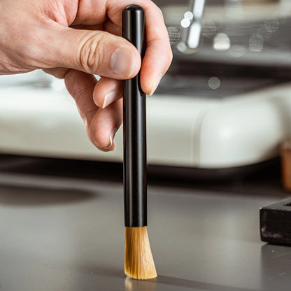 Coffee Brush with Aluminum Handle and Soft Nylon Bristles for Gentle Cleaning