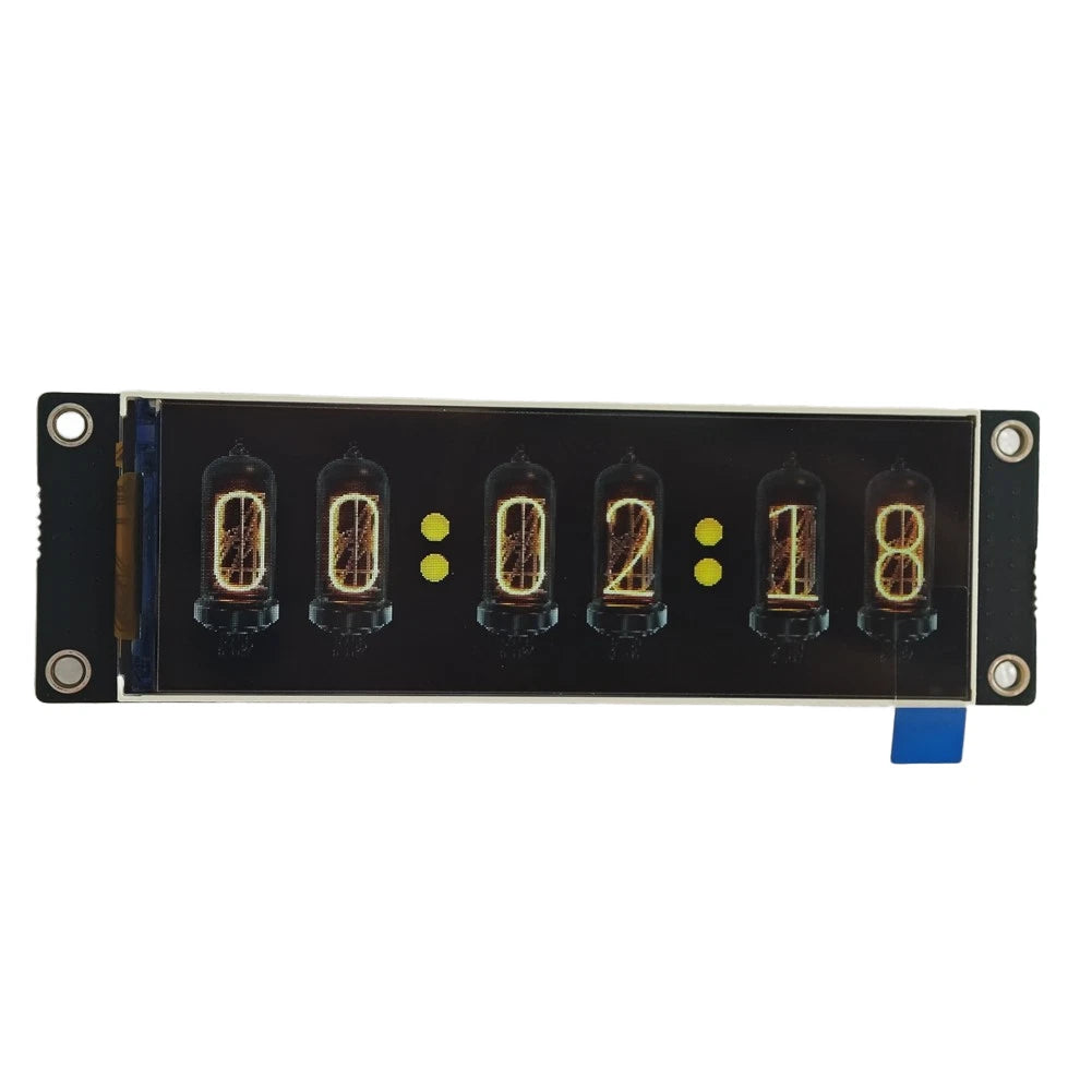Retro Flip Card Desk Clock with Date Display - 5 Adjustable Brightness Levels