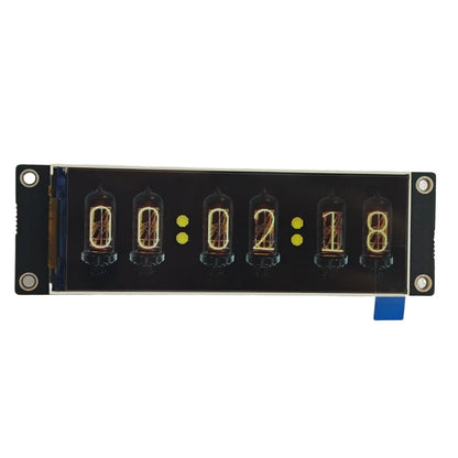 Retro Flip Card Desk Clock with Date Display - 5 Adjustable Brightness Levels