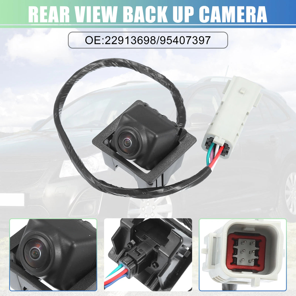 Rear View Backup Camera for GMC Terrain (2010–2017) No. 22913698/95, 407397