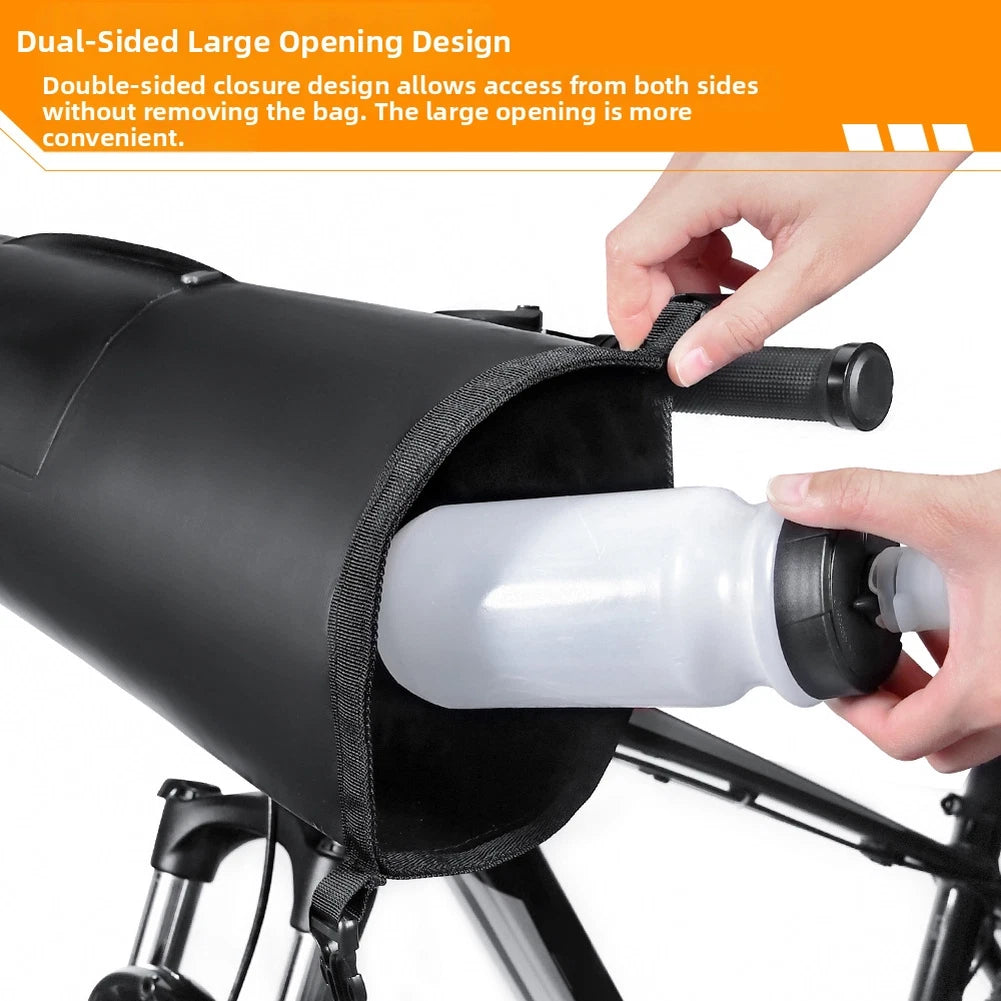 7L Waterproof Bicycle Front Cover Bag for Most Bikes