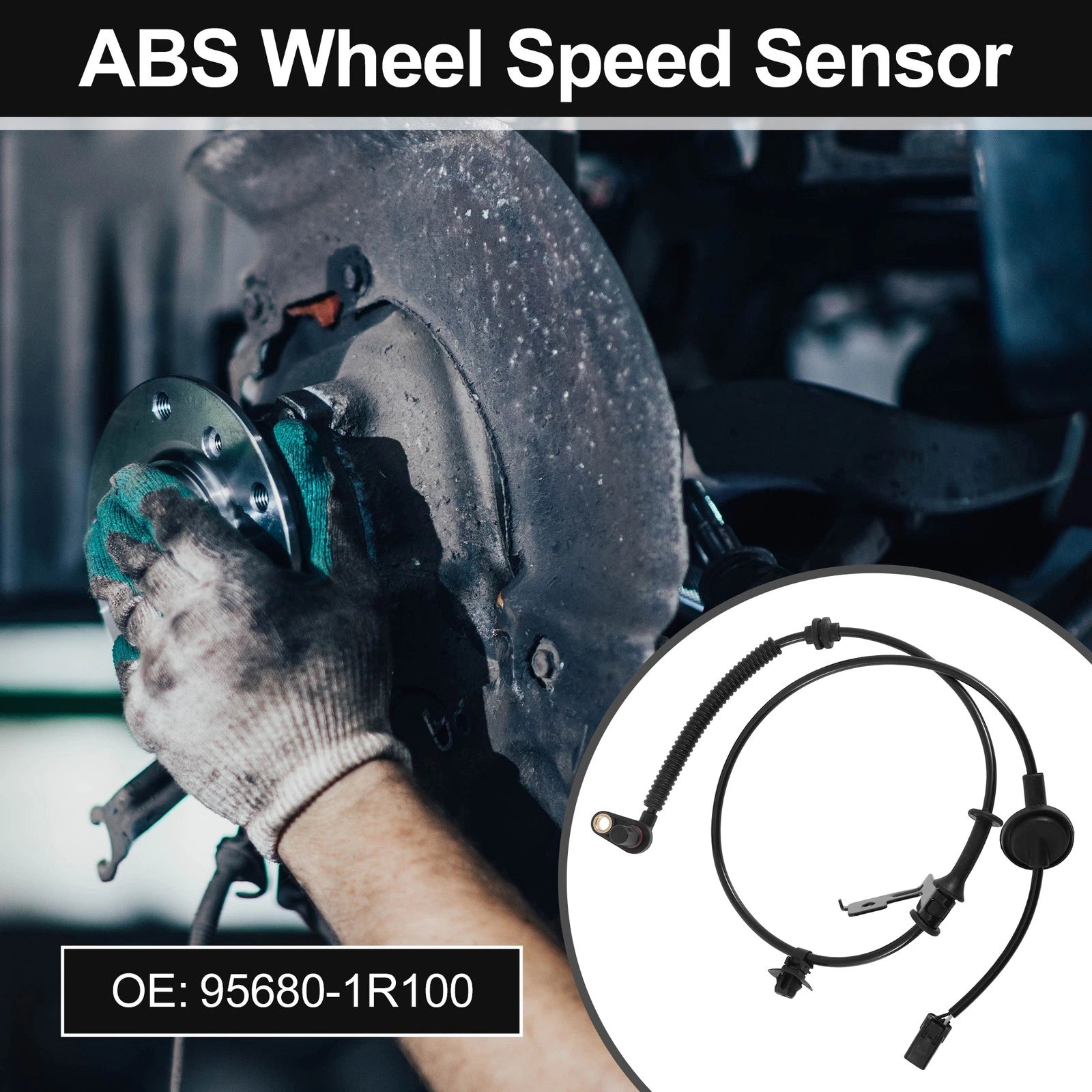 ABS Wheel Speed Sensor No. 95680-1R100 for Hyundai Accent (2013–2017)