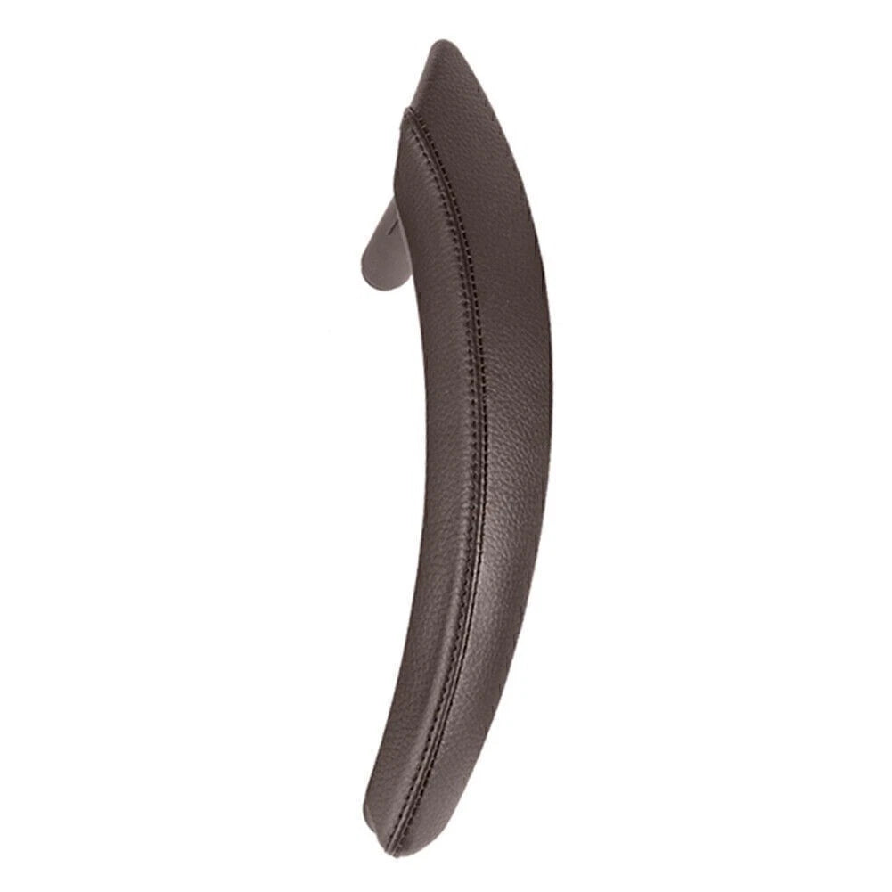 Right Door Trim Pull Handle for BMW X5 X6 E70 (2007–2013) - Real Leather Mocha