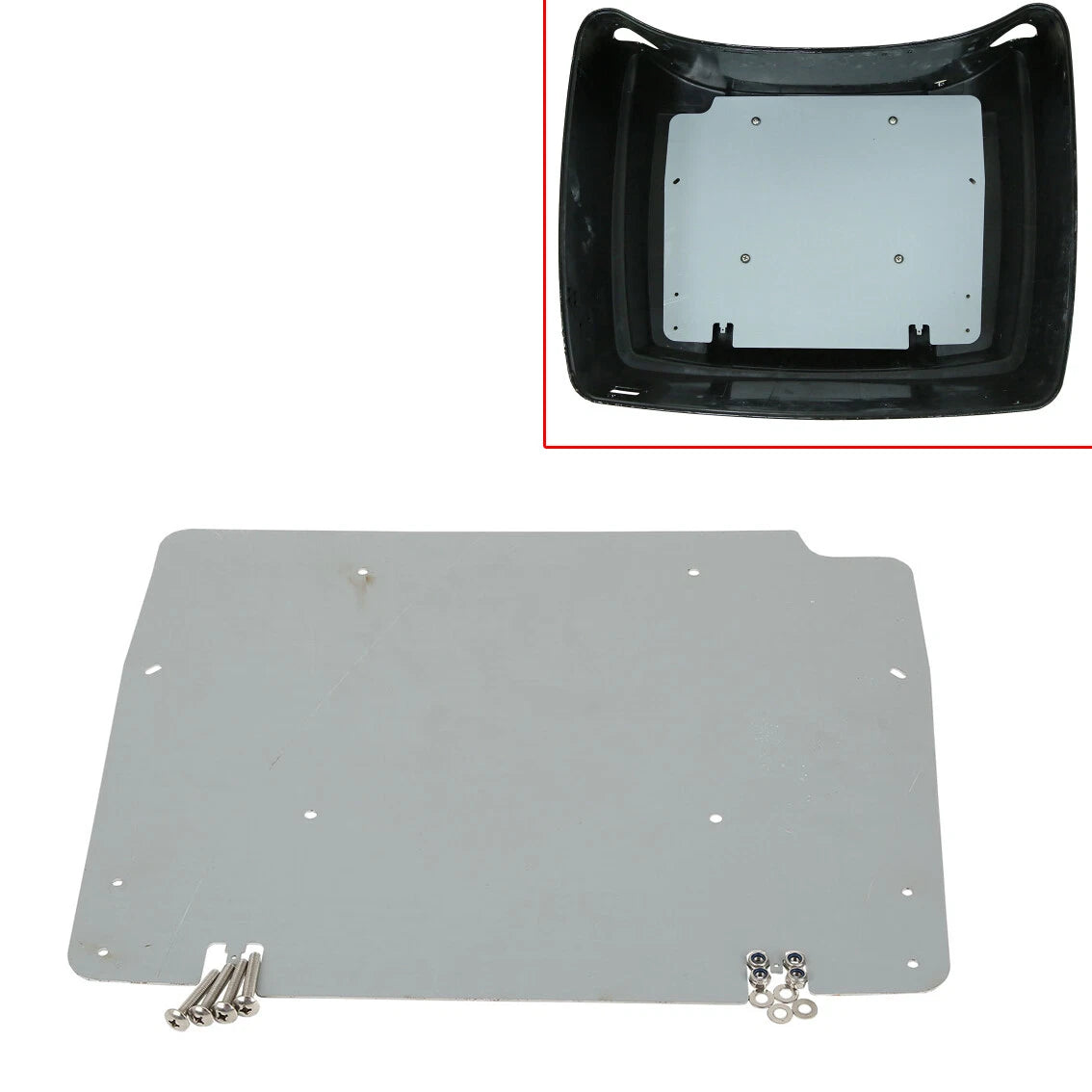 Trunk Metal Base Plate Kit for Harley Touring Road Glide King (2014–2025)