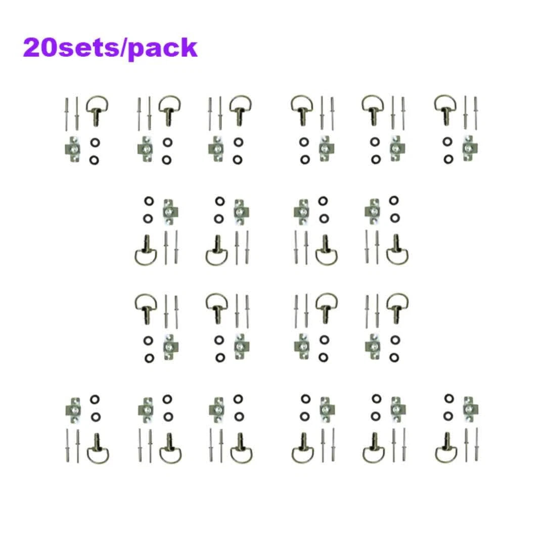 Quick Release D-Ring Fasteners for Tools (17mm)