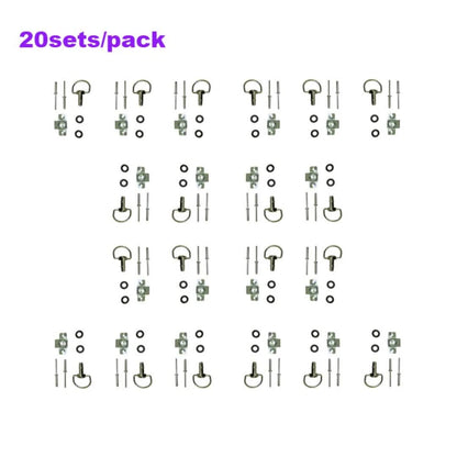 Quick Release D-Ring Fasteners for Tools (17mm)