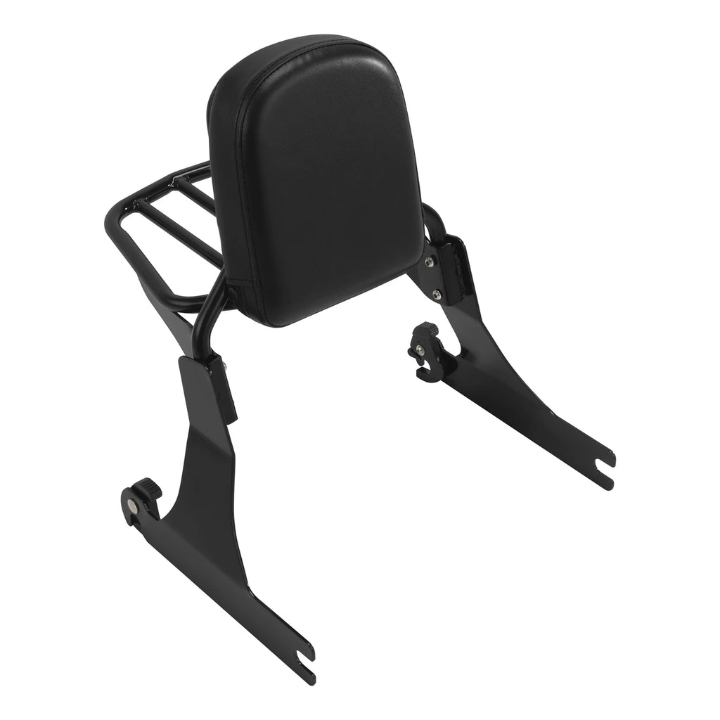 Sissy Bar Backrest Pad Luggage Rack for Harley Softail Breakout (2013–2017)