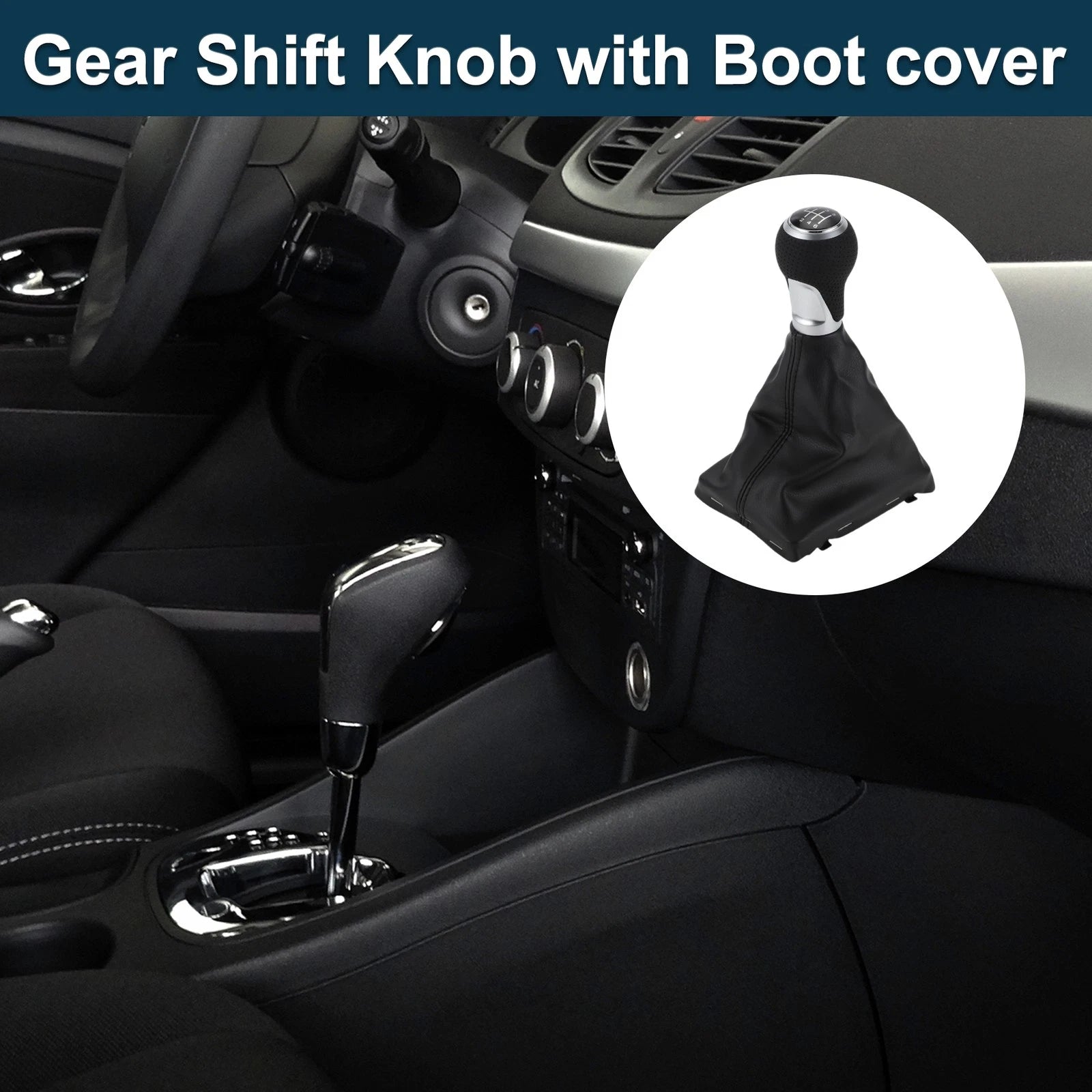 6-Speed Manual Shift Knob Replacement with Cover for Audi A5 (2008–2016)