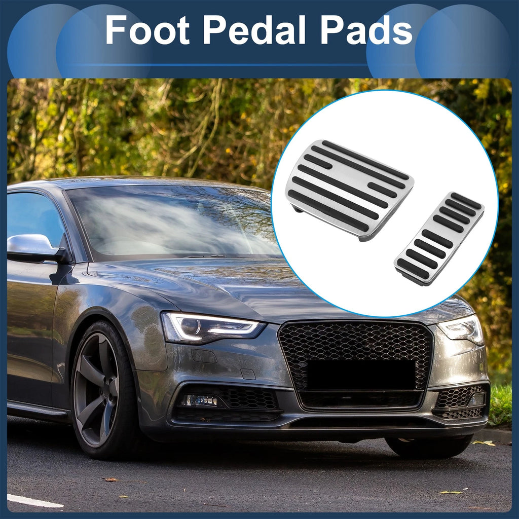 2 Pcs Automatic Foot Accelerator Pedal Covers for Audi A4 A5 A6 Q5 (2014–2020)
