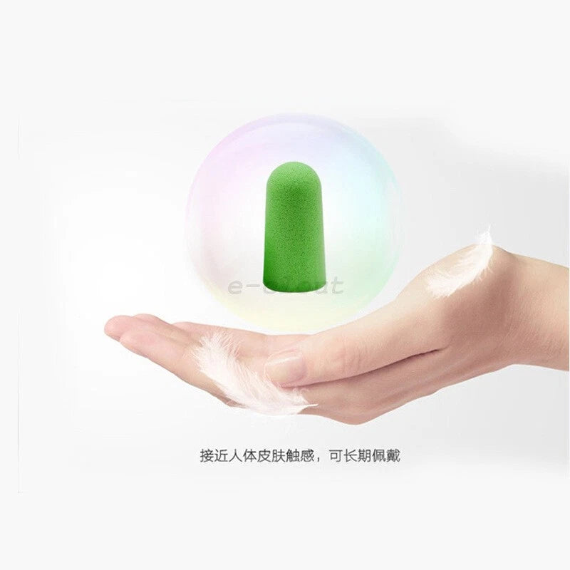 50pcs Soft Foam Ear Plugs for Noise Cancelling Travel Study