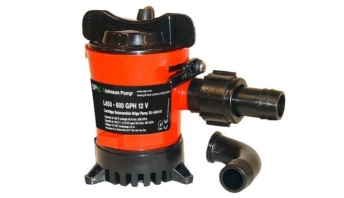 Submersible Bilge Pump L650 for Johnson (24V, 1000 GPH, 32-1650-02)