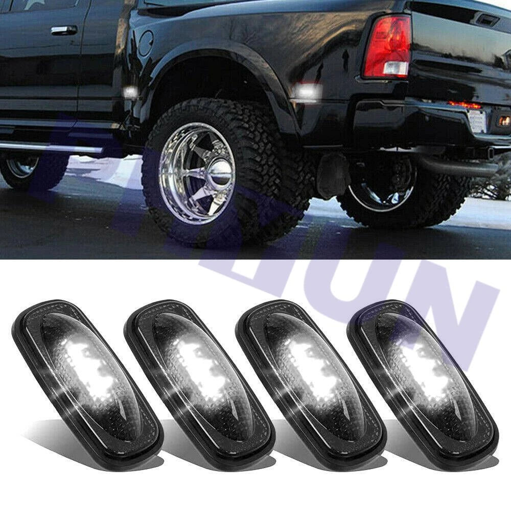 2X LED Side Marker Lights for Universal Cars SUVs RVs (DC 12V)