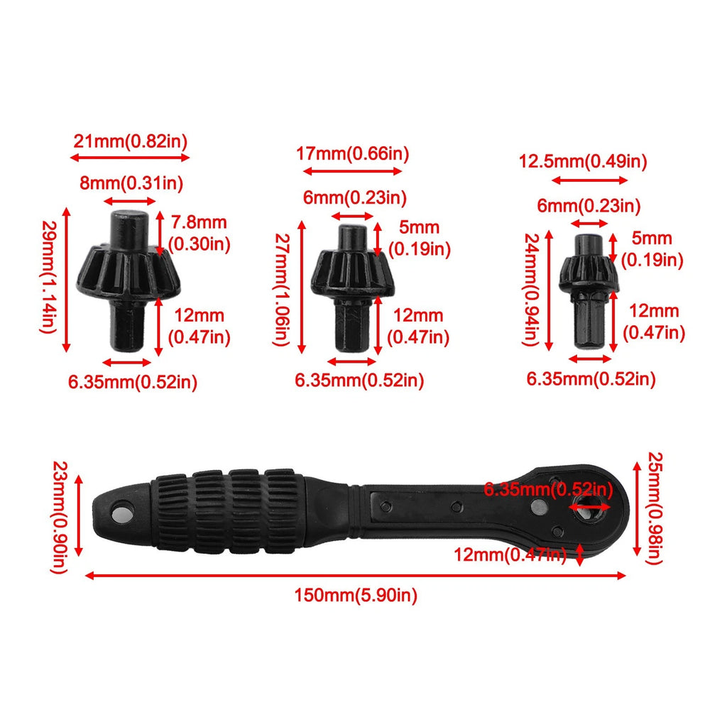 Drill Chuck Key Wrench for Various Applications