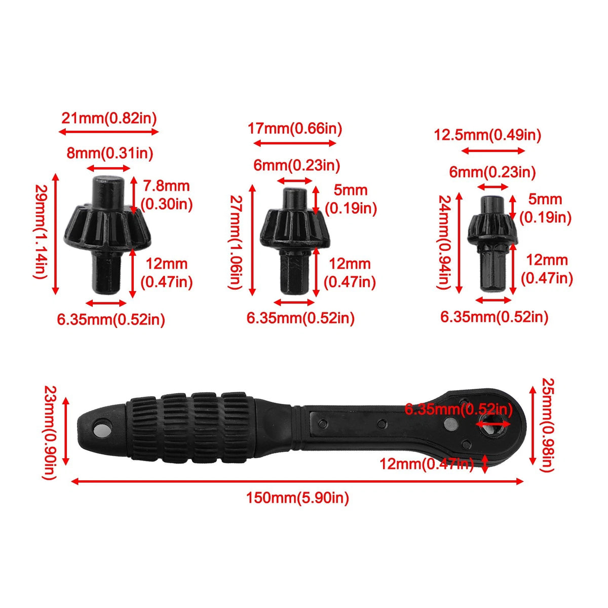 Drill Chuck Key Wrench for Various Applications