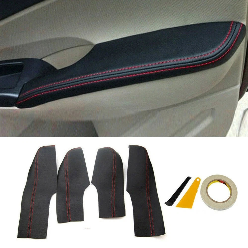 Microfiber Leather Rear Door Cover for Civic (2006–2011)