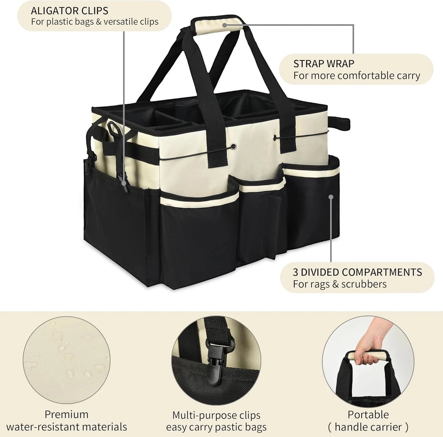 Collapsible Caddy Storage Bag for Car Truck SUV (2010–2023)