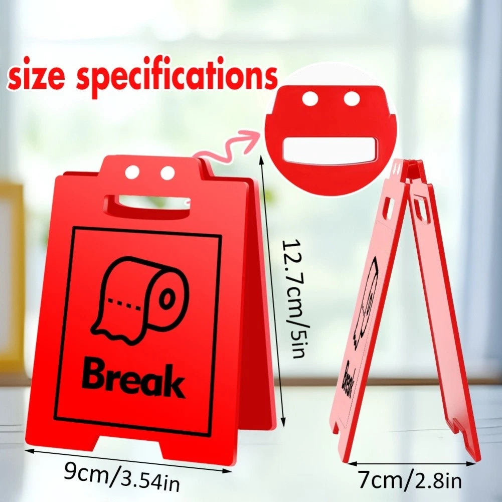 Mini Sign Plaque for Office and Home Desk Decor (12x7.8 cm)