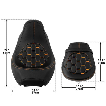 Driver & Passenger Seats for Harley Touring CVO Street Glide (2009–2023)