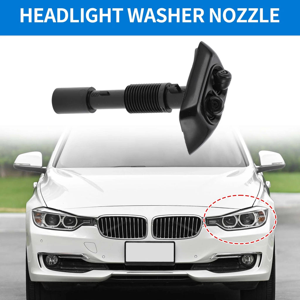 Front Left Headlight Washer Nozzle Replacement for BMW 740iL 750iL (2002–2008)