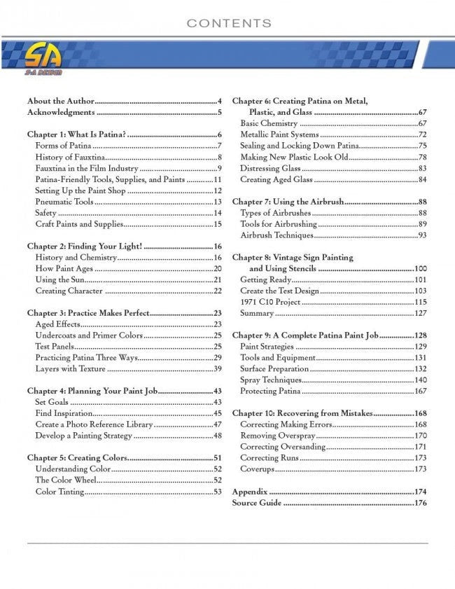 Patina Manual Book for Custom Paint Techniques