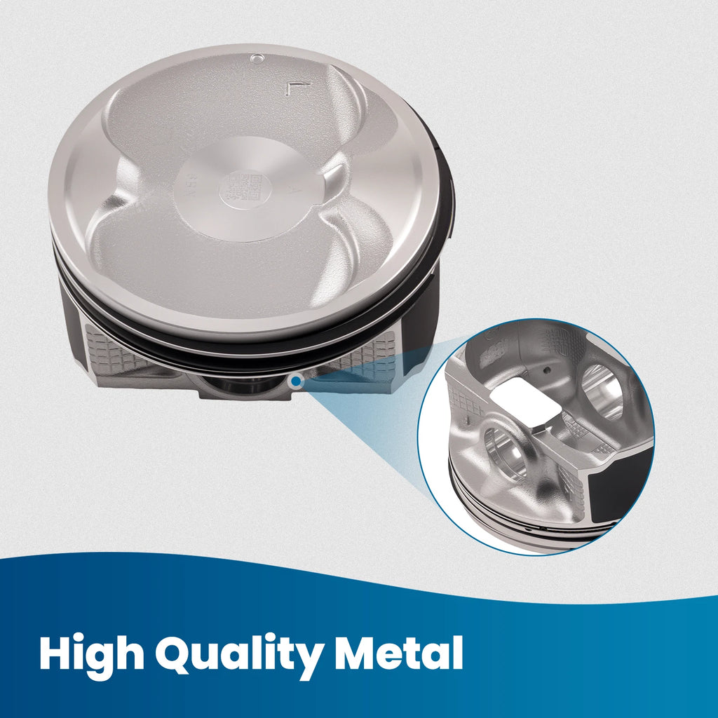 4Pcs Piston Set for Subaru Legacy 2.5L SOHC (2000–2005) 12006AC070
