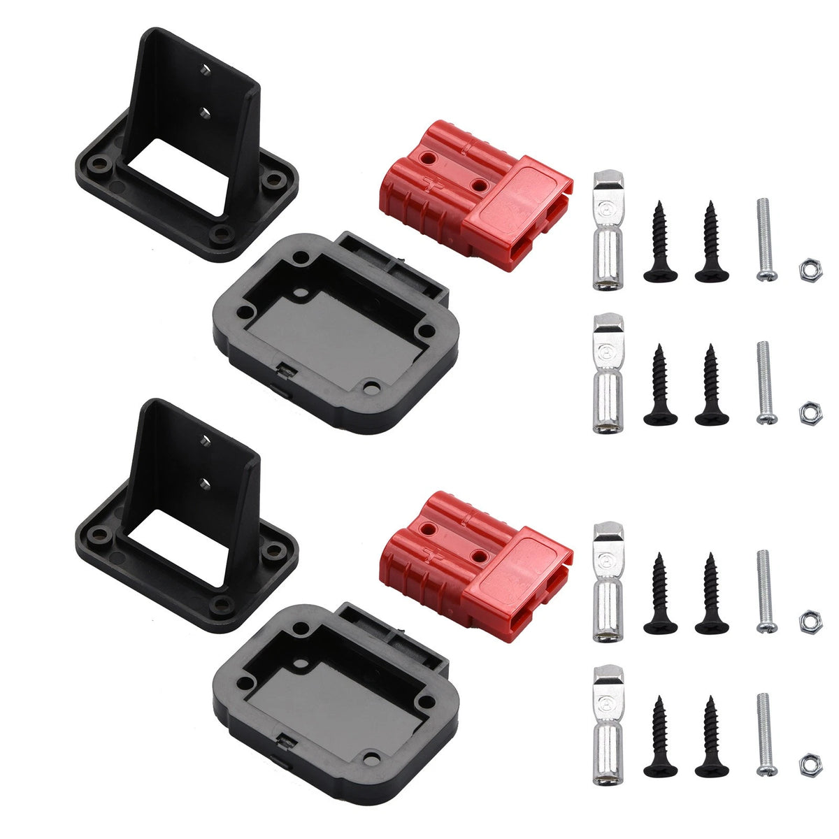 2X 50A Quick Connect Disconnect Terminals for Winch Crane UTV Truck