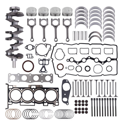Engine Rebuild Pistons Gasket Kit Crankshaft Rod Set for Hyundai KIA 2.0L (G4KD)