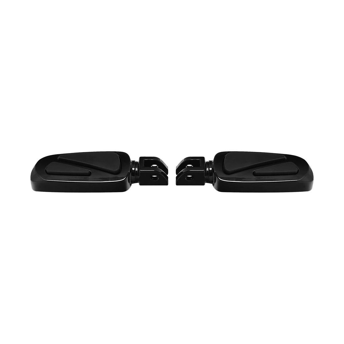 Black Front Rider Footpegs Footrest for Harley Softail FXST (2018–2025)