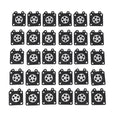 30PCS Carburetor Diaphragm Kit for Cymbolifier (955269, 9552698)