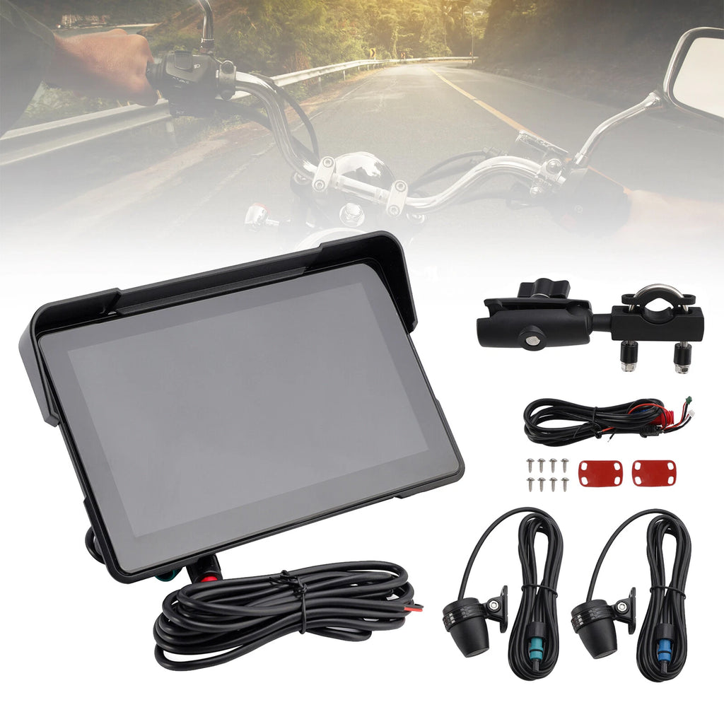 Wireless GPS Carplay 1080P Recorder for Universal Scooters Motorcycles