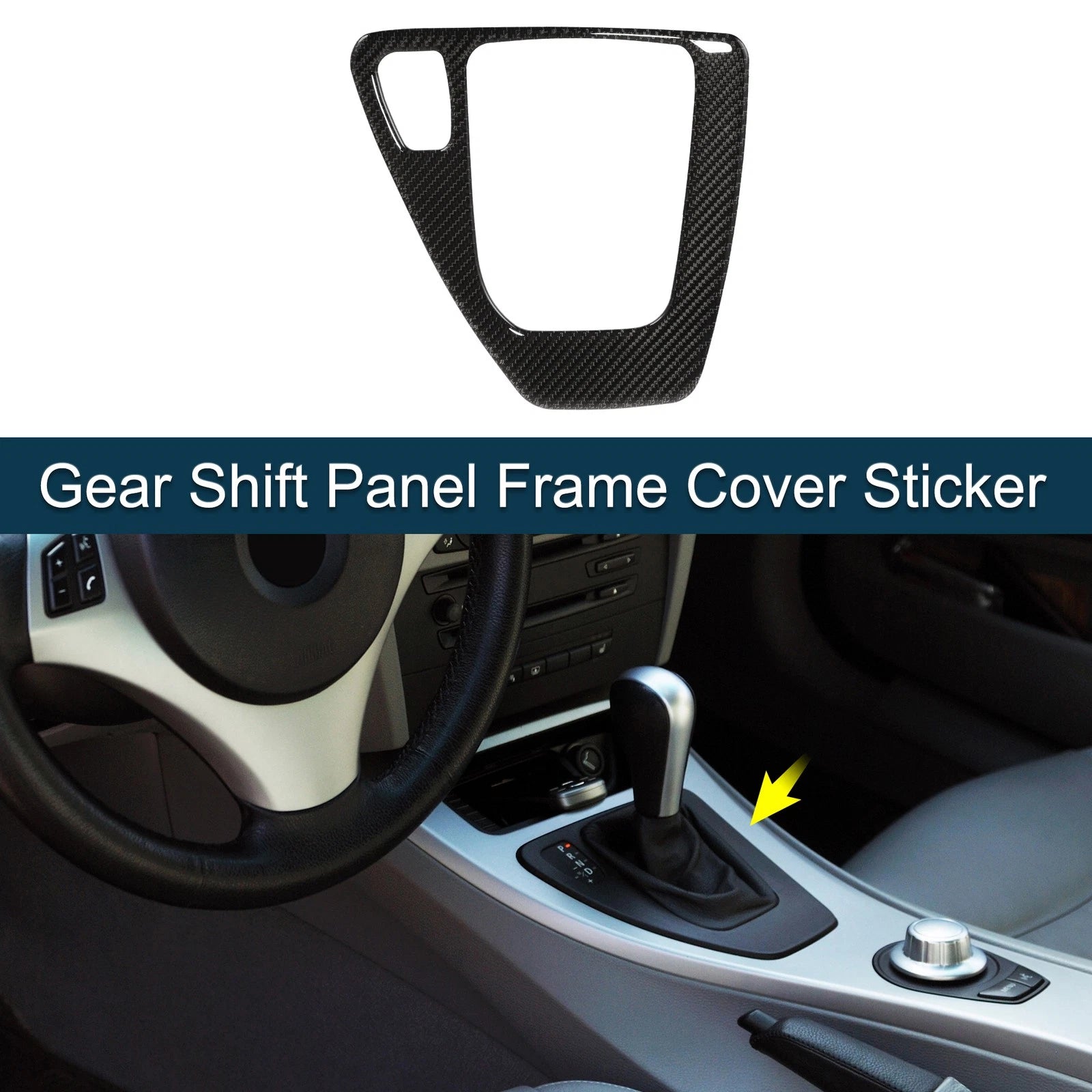 Gear Shift Panel Frame Cover Replacement for BMW 3 Series E90 E92 E93 (2005–2012)
