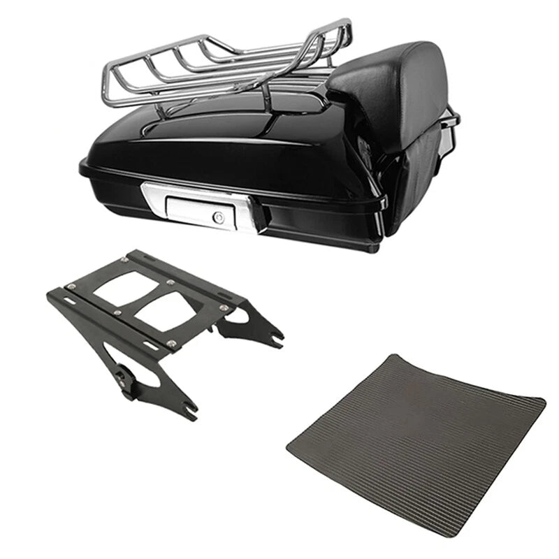 Black Razor Trunk Mount Rack for Harley Touring Electra Road Glide (2014–2026)