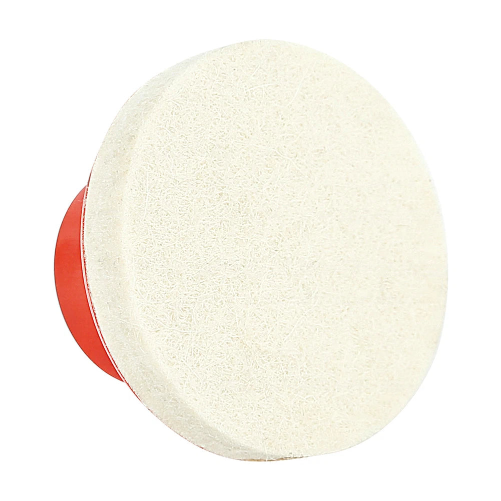 50mm Wool Felt Polishing Pad for Angle Grinder (10mm Thread, 8mm Thick)