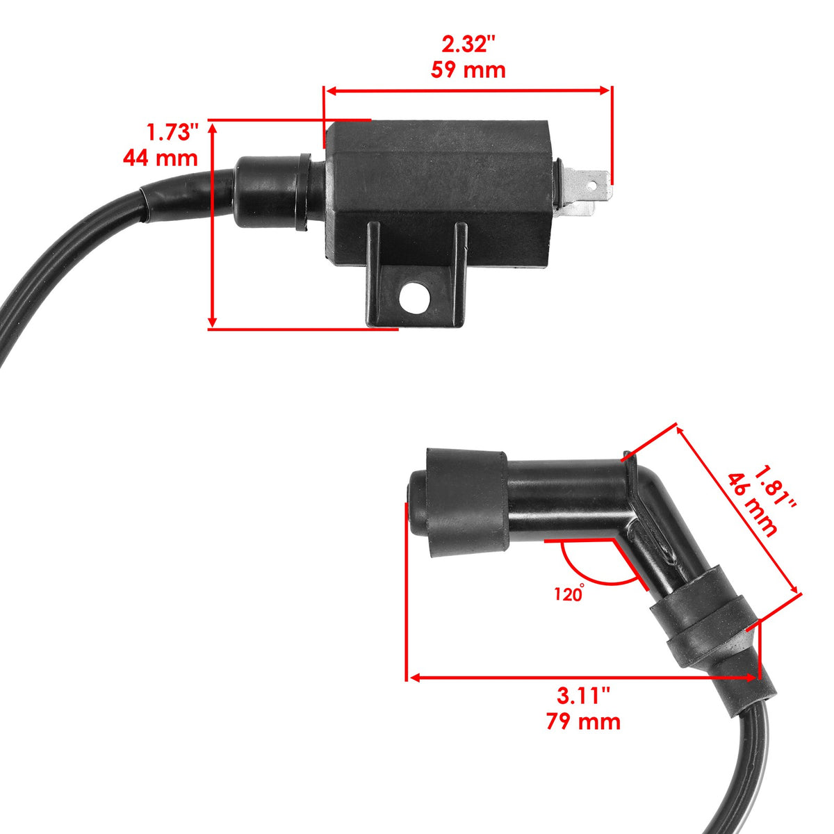 Ignition Coil Replacement for Suzuki DR200 Dr200 Motorcycle (1986–1988)