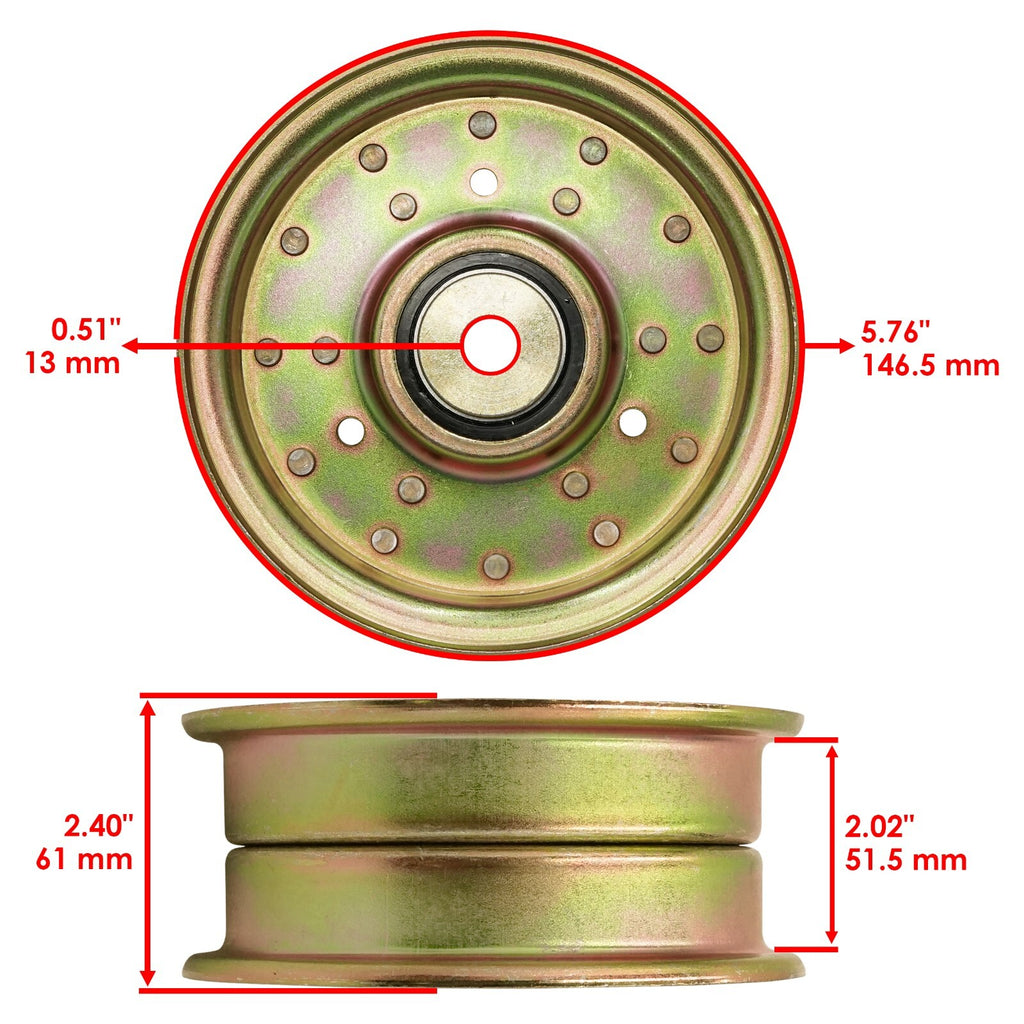 Deck Pulley Replacement for Bad Boy Outlaw Outlaw Extreme 54 61 72 (2010–2013)