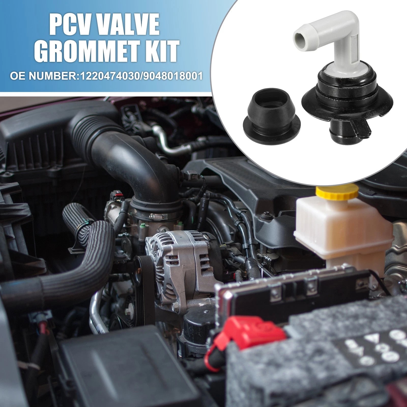 PCV Valve Grommet Kit Replacement for Toyota Camry (1997–2001)