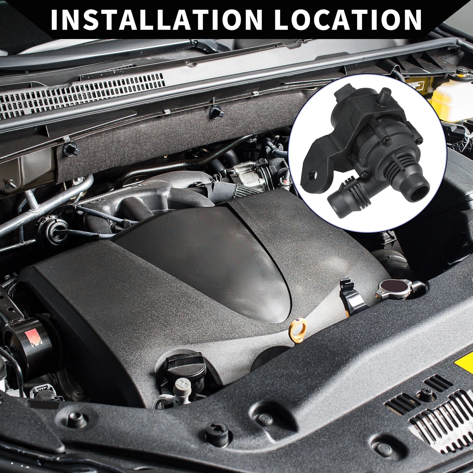 Auxiliary Cooling Water Pump Replacement for BMW 745i 7 Series (2002–2005)