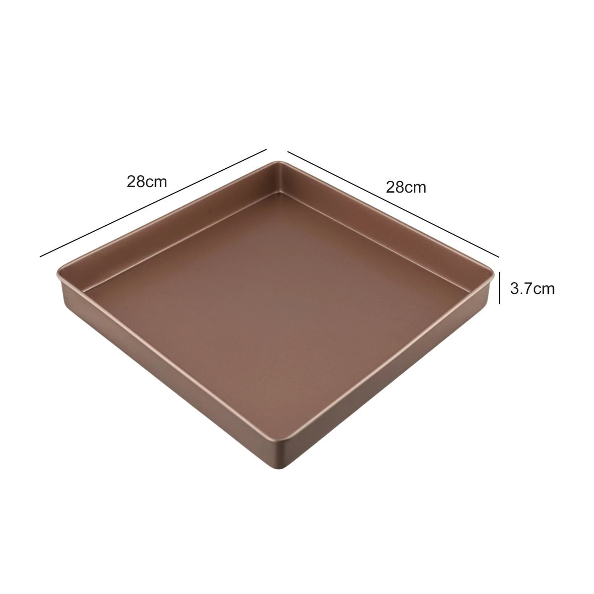 11 Inch Carbon Steel Square Baking Tray for Effortless Baking