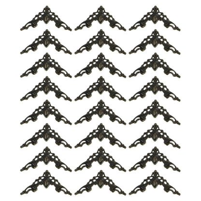 24 Pack Metal Decorative Corner Edge Protectors for Scrapbooking