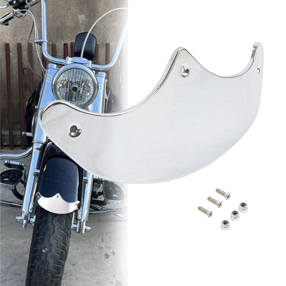 Chrome Front Mudguard Tip Trim for Harley Fat Boy FLSTF (1989–2006)