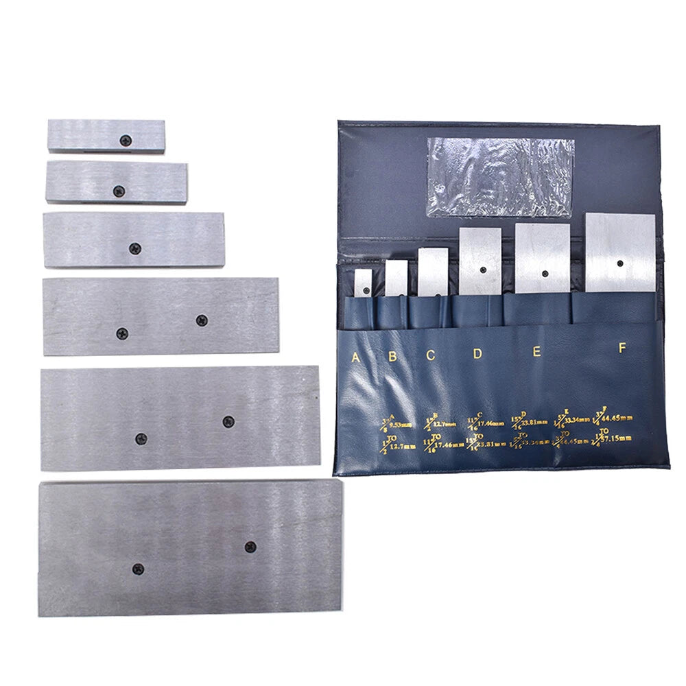 6 Pc Adjustable Parallel Set for Precision Measurement