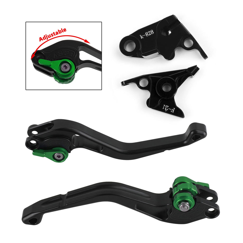 Short Clutch Brake Lever for Kawasaki Z750 (2007–2012), Z800 (2013–2016) T9