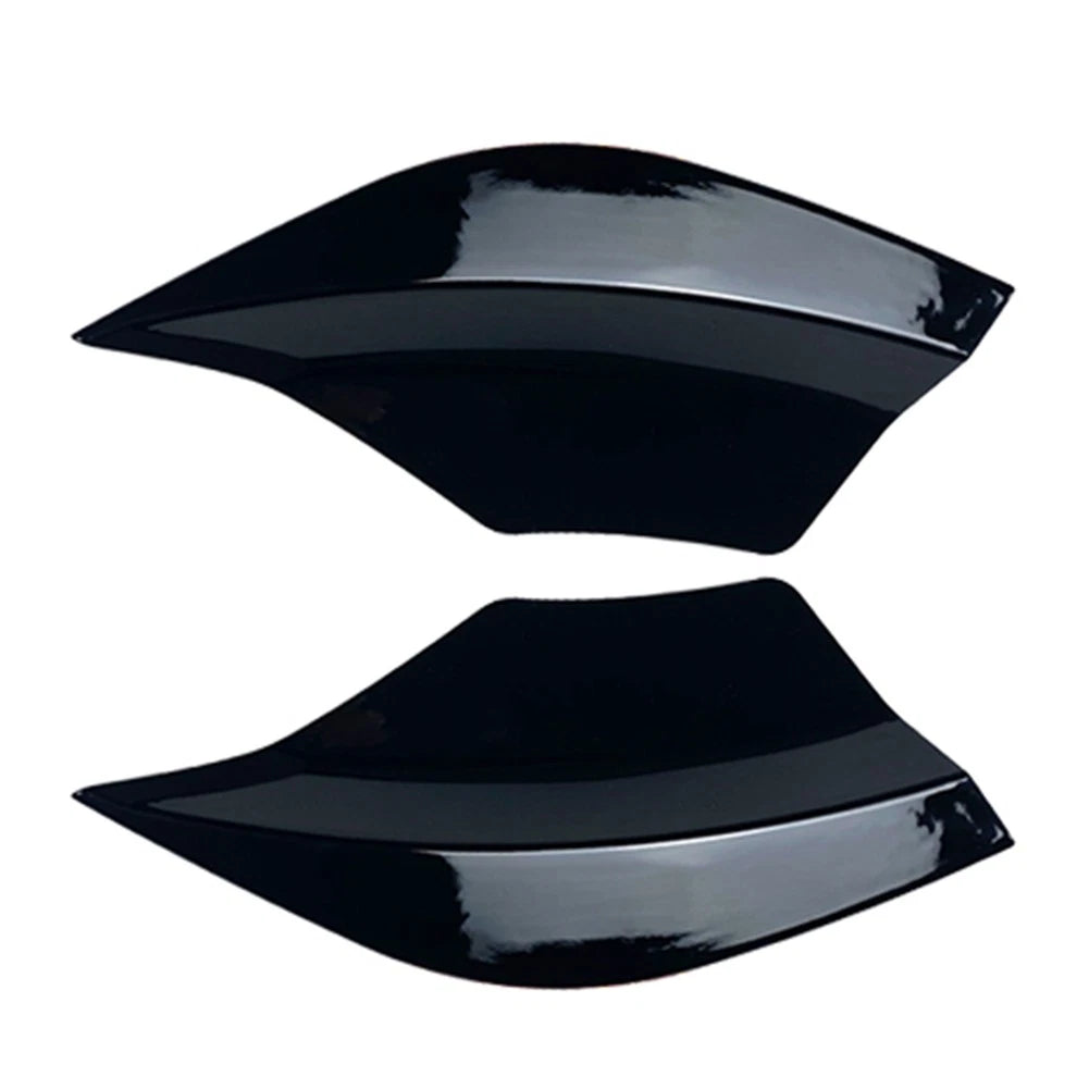 2X Rear Bumper Side Splitters Canards for Benz A Class W176 (2013–2018) Black